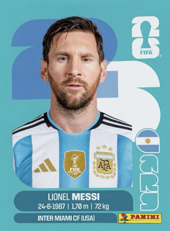 Cromo Lionel Messi